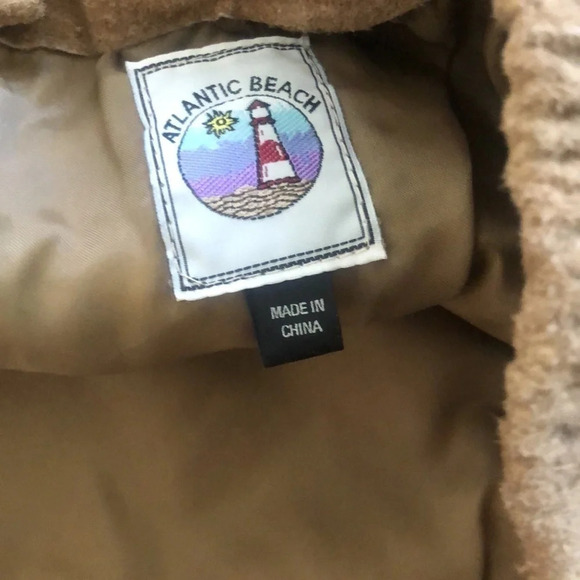 ATLANTIC BEACH | Vintage tan leather skirt - Picture 5 of 9